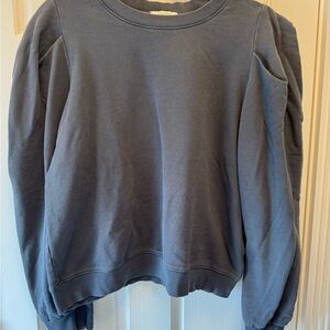 Z Supply Dark Gray Isla Crewneck Sweatshirt